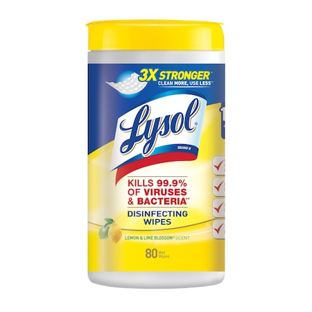 Lysol Lysol Lemon & Lime Blossom Scent Disinfecting Wipes 80 ct 1 pk 1920077182